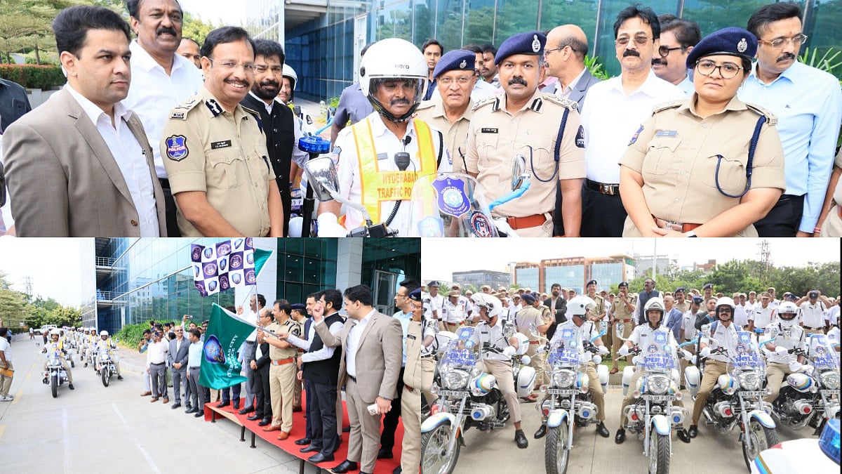 Telangana: Hyderabad Traffic Police Add 30 Patrol Bikes To Strengthen Urban Traffic Management