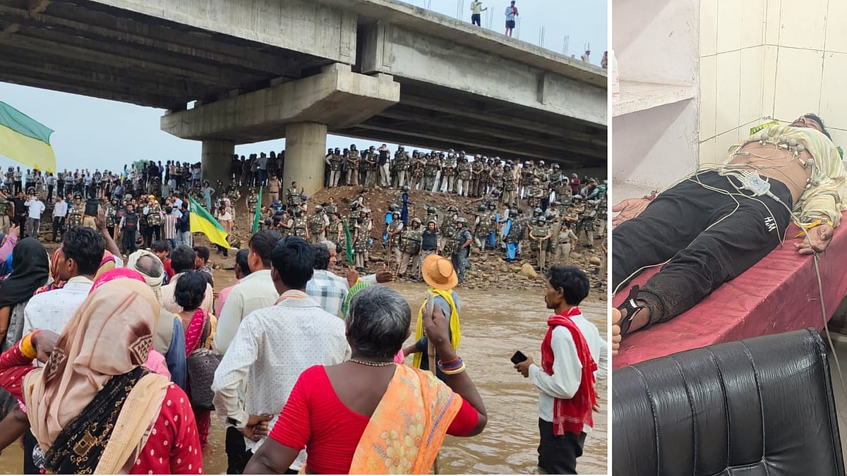 Ken-Betwa Protest: Police Clear Agitation Site After 15-Day Stir, Activist Amit Bhatnagar Hospitalised After Hunger Strike; Protesters Allege Detention | VIDEO