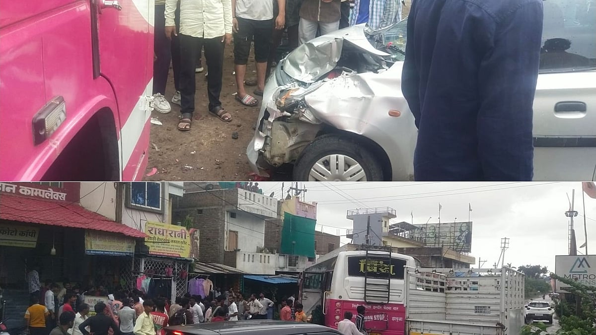Passenger Bus Hits Parked Car, Auto And Two-Wheeler In Indore; Driver Detained