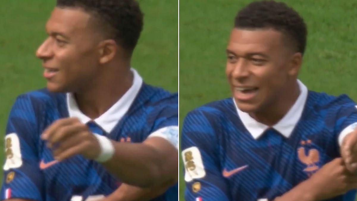 Viral Video Shows Kylian Mbappe Smiling After England Take 4-0 Lead In Third Place Clash