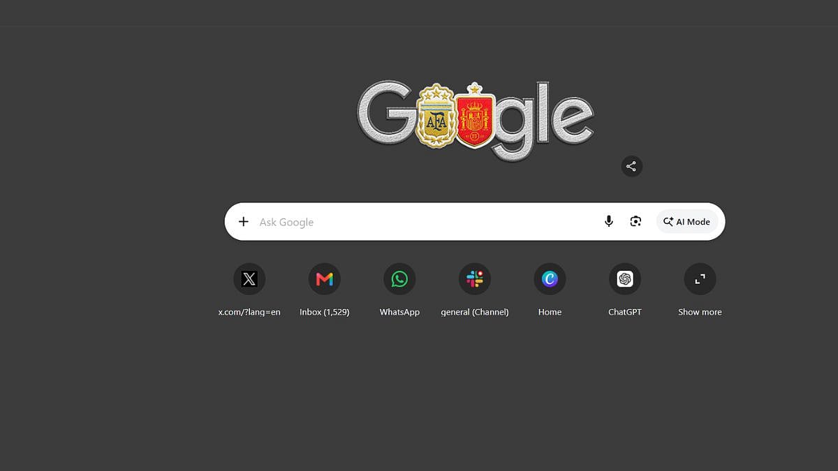 2026 FIFA World Cup Final: Google Launches Interactive Doodle For Argentina vs Spain Clash