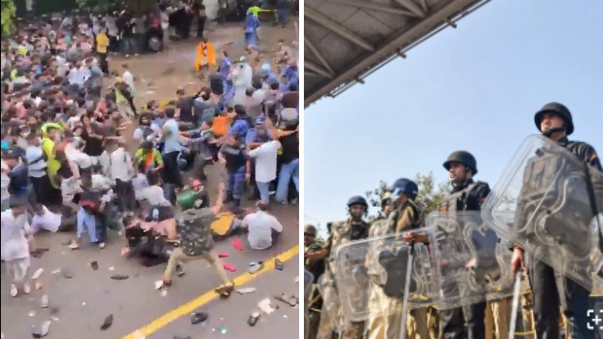 CJP's 'Sansad Chalo' March Descends Into Violence In Delhi; Police Launch Probe After 50+ Personnel Injured