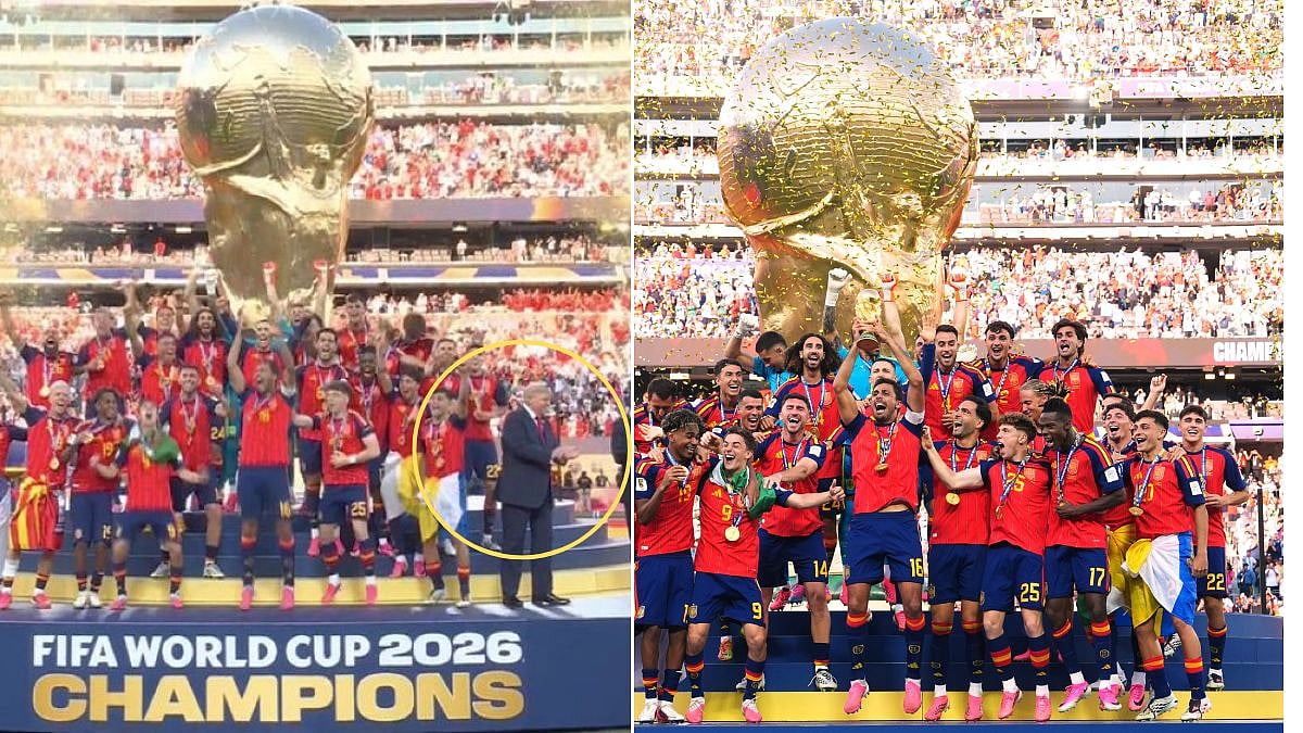 Did Spain Edit Donald Trump Out of Their FIFA World Cup 2026 Victory Photo?