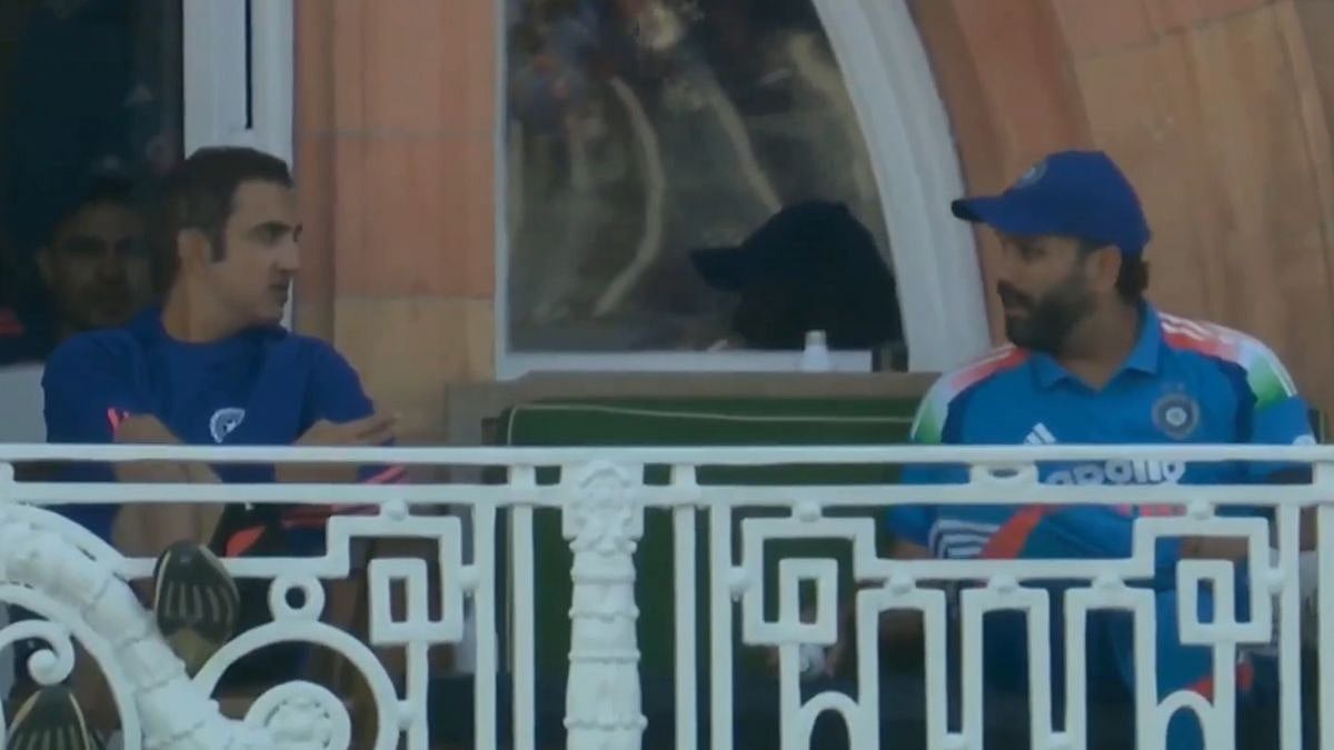 Viral Video Shows Gautam Gambhir And Rohit Sharma In Intense Chat At Lord's Balcony During IND Vs 3rd ODI