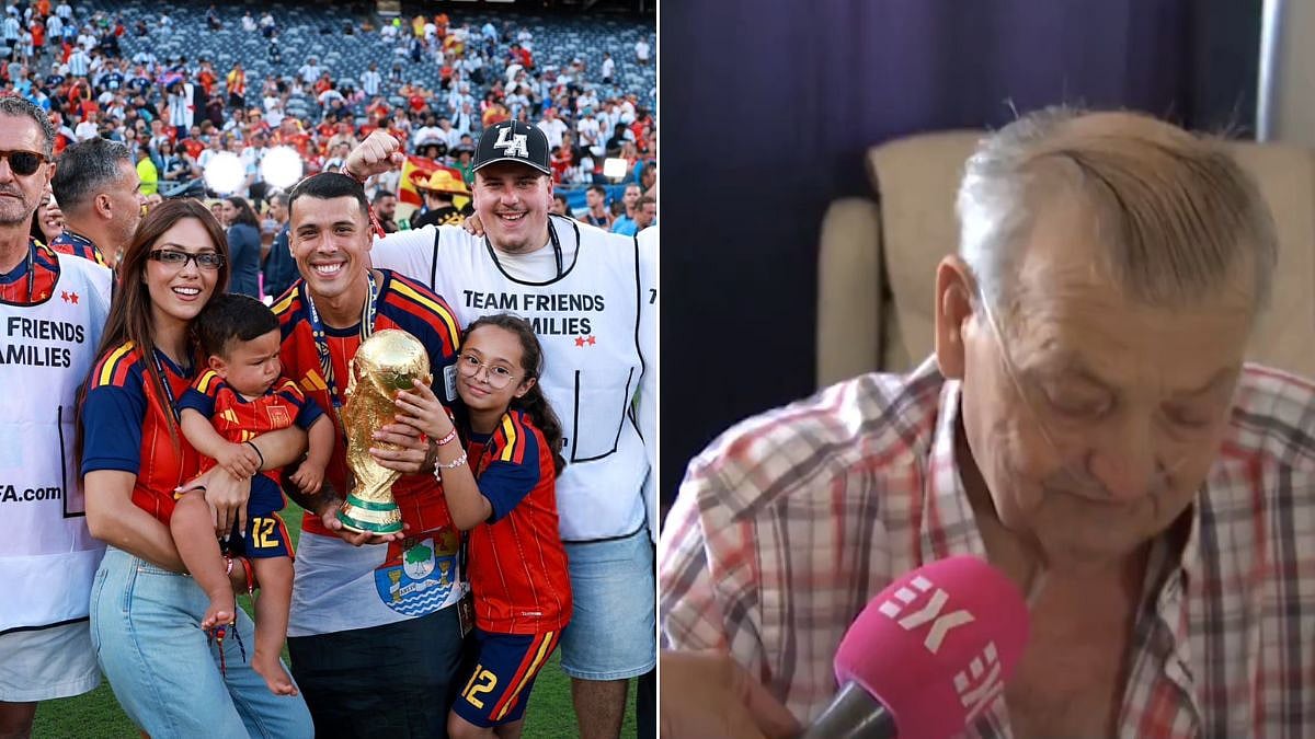 'Bring The Cup Home, Son': Pedro Porro Keeps Grandfather’s Promise As Spain Lift FIFA World Cup 2026 Trophy | Video