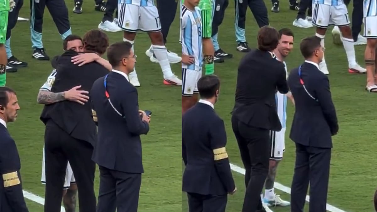 Sergio Ramos Consoles 'Emotional' Lionel Messi After Argentina's Heartbreaking FIFA World Cup 2026 Loss To Spain | Video