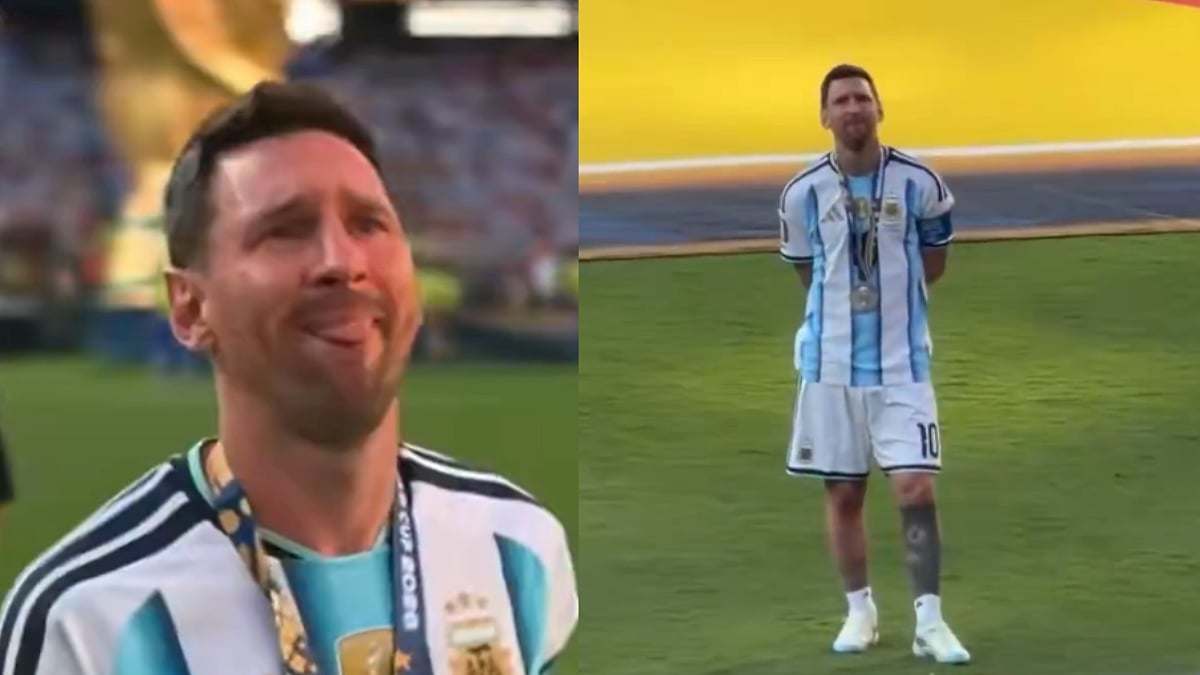 Emotional Scenes! Lionel Messi Cries In Front Of Argentina Fans After Heartbreaking FIFA World Cup 2026 Final Defeat | Video