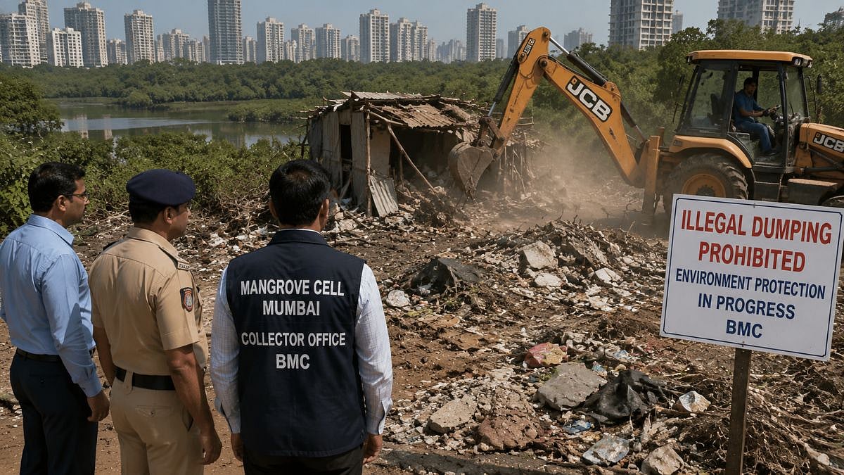 Mumbai: MSHRC Closes Malad Illegal Dumping Complaint After BMC, Collector And Mangrove Cell Take Enforcement Action