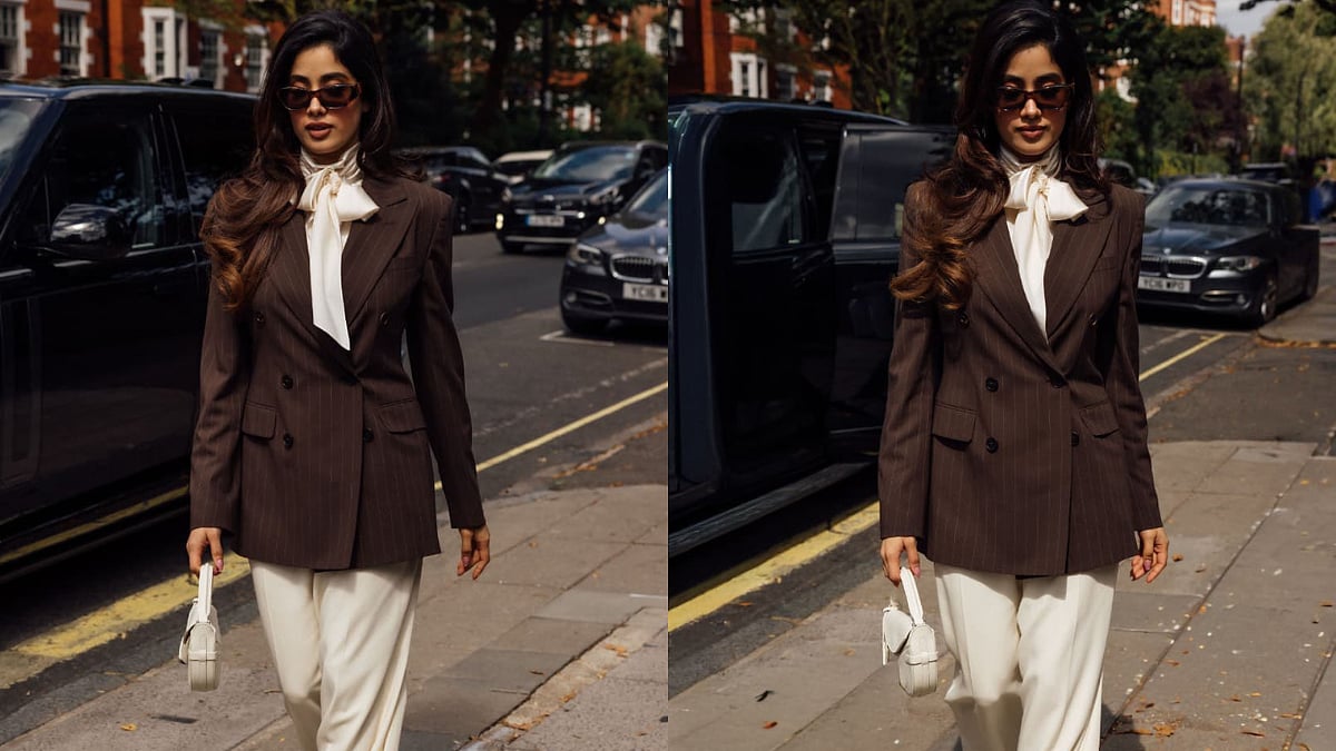 Janhvi Kapoor Brings Boardroom Chic To Lord's In Ralph Lauren Suit During India Vs England Test Match