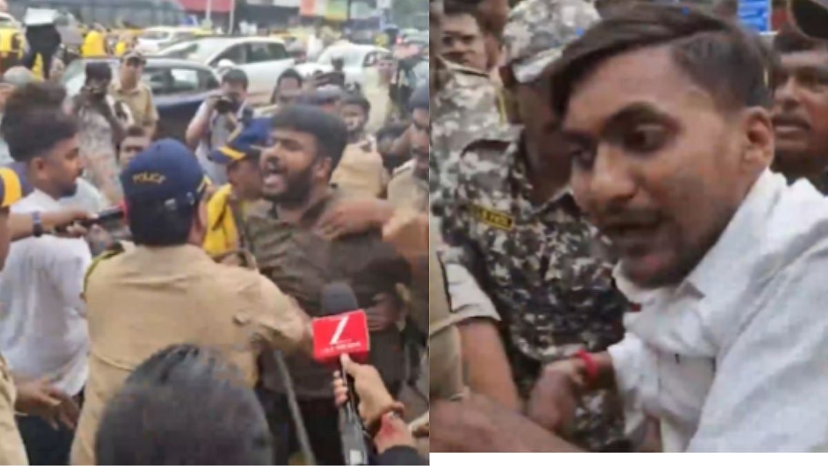 Mumbai: Police Detain Student Protesters Seeking Dharmendra Pradhan's Resignation At Dadar's Chaityabhoomi - Video