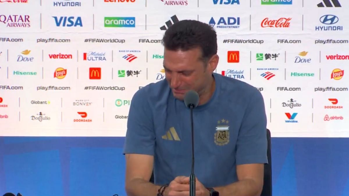 'I Don't Know If I Can Continue': Tearful Lionel Scaloni Hints At Argentina Exit After FIFA World Cup Final Defeat To Spain | Video