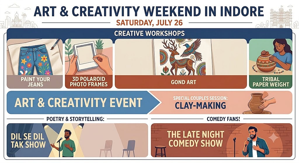 Indore Events: From Painting Old Jeans To Laughing Your Heart Out At The Late Night Comedy Show, Here's How You Can Spend Your July 25-26 Weekend