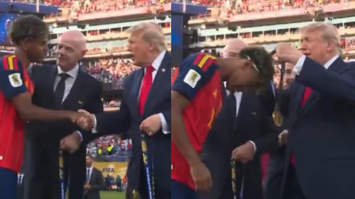 'Bro Has Unlimited Aura': Lamine Yamal's 'Nonchalant' Moment With Donald Trump Goes Viral At FIFA World Cup 2026 Final | Video