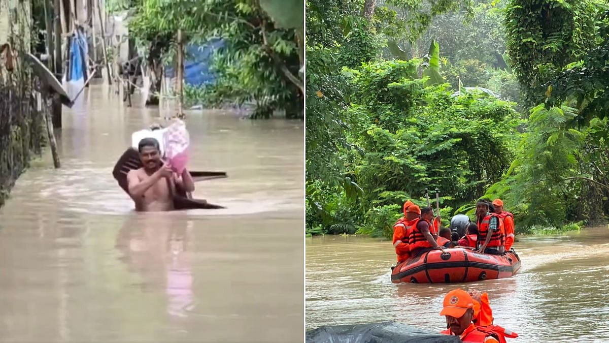 Assam Flood Emergency Escalates: Over 3.1 Lakh Affected Across 11 Districts As Brahmaputra Flows Above Danger Level, Rescue Operations Intensify | Video