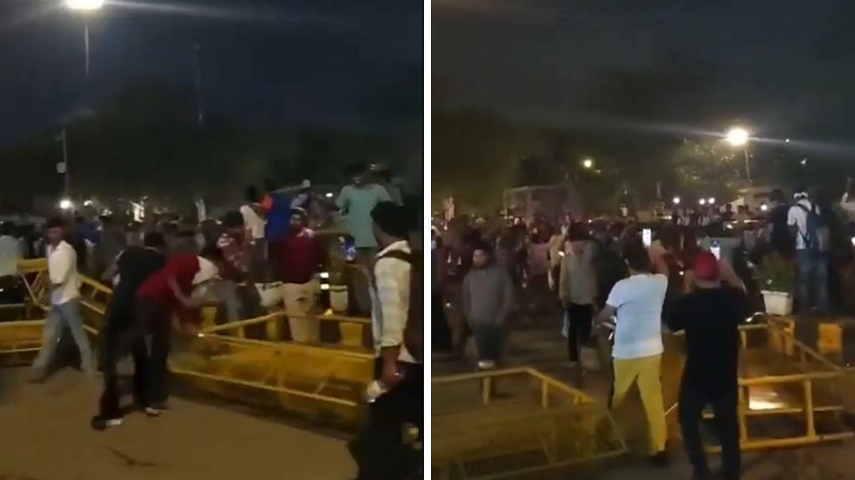 Fresh Stone Pelting Reported As NEET-UG Protest Turns Violent In New Delhi | Video