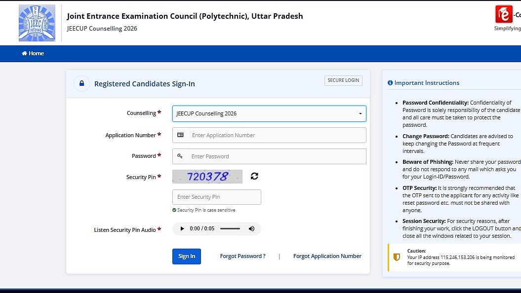 JEECUP Counselling 2026 Round 3 Seat Allotment Result Declared; Accept Allotted Seats By July 23