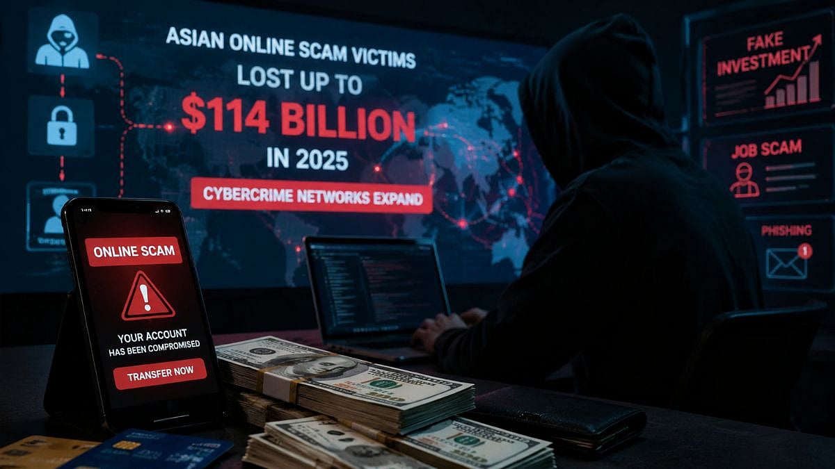 Asian Online Scam Victims Lost Upto $114 Billion In 2025 As Cybercrime Networks Expand: UN Report