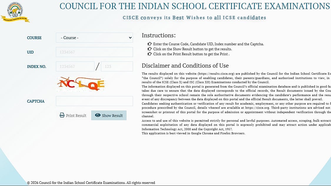 CISCE ICSE Class 10 Improvement Result 2026 Declared At results.cisce.org; Direct Link Here