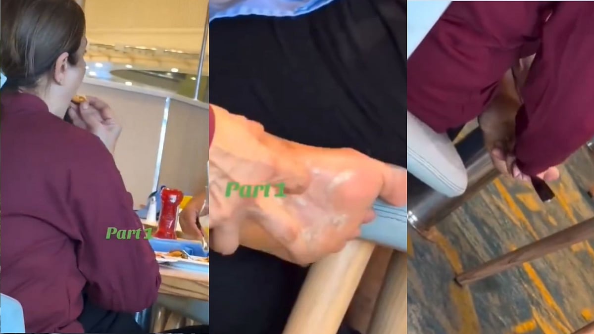 Yuck! Viral Video Shows Carnival Cruise Passenger Eating With Same Hand She Used To Scratch Her Flaky Foot - WATCH