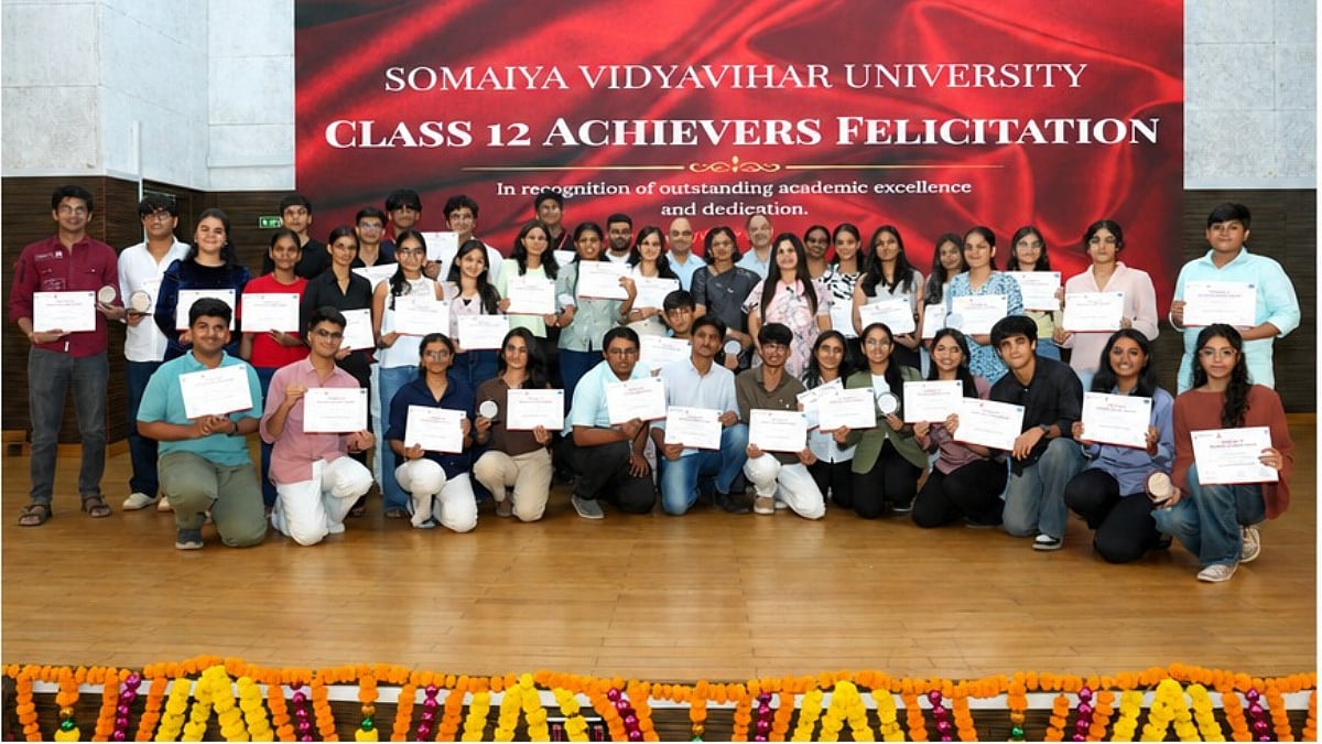 Mumbai: Somaiya Vidyavihar University Honours 65 Class 12 Achievers With 95%+ Scores From Schools Across India