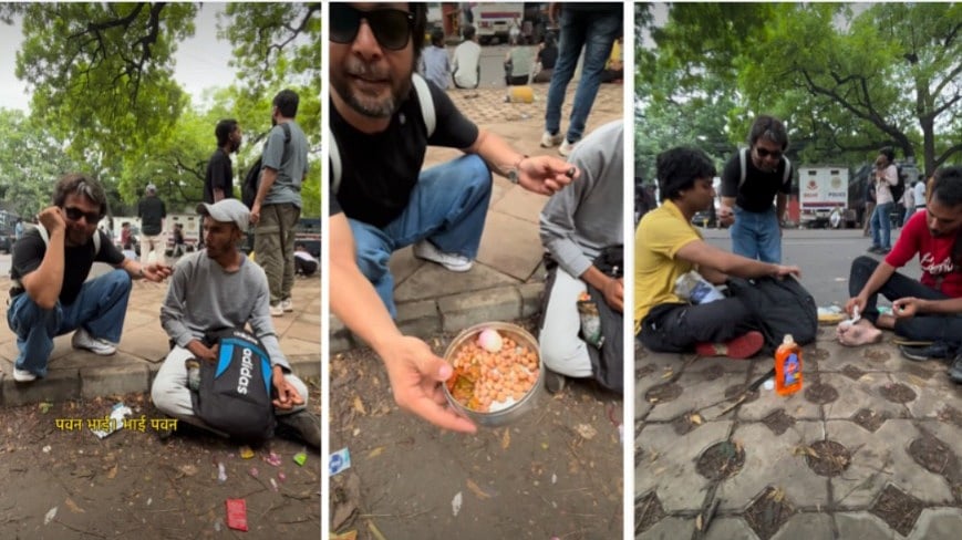 'Eating Whatever Is Left...' Madhya Pradesh Student's Simplicity & Humble Tiffin At Jantar Mantar Melts Hearts— VIDEO