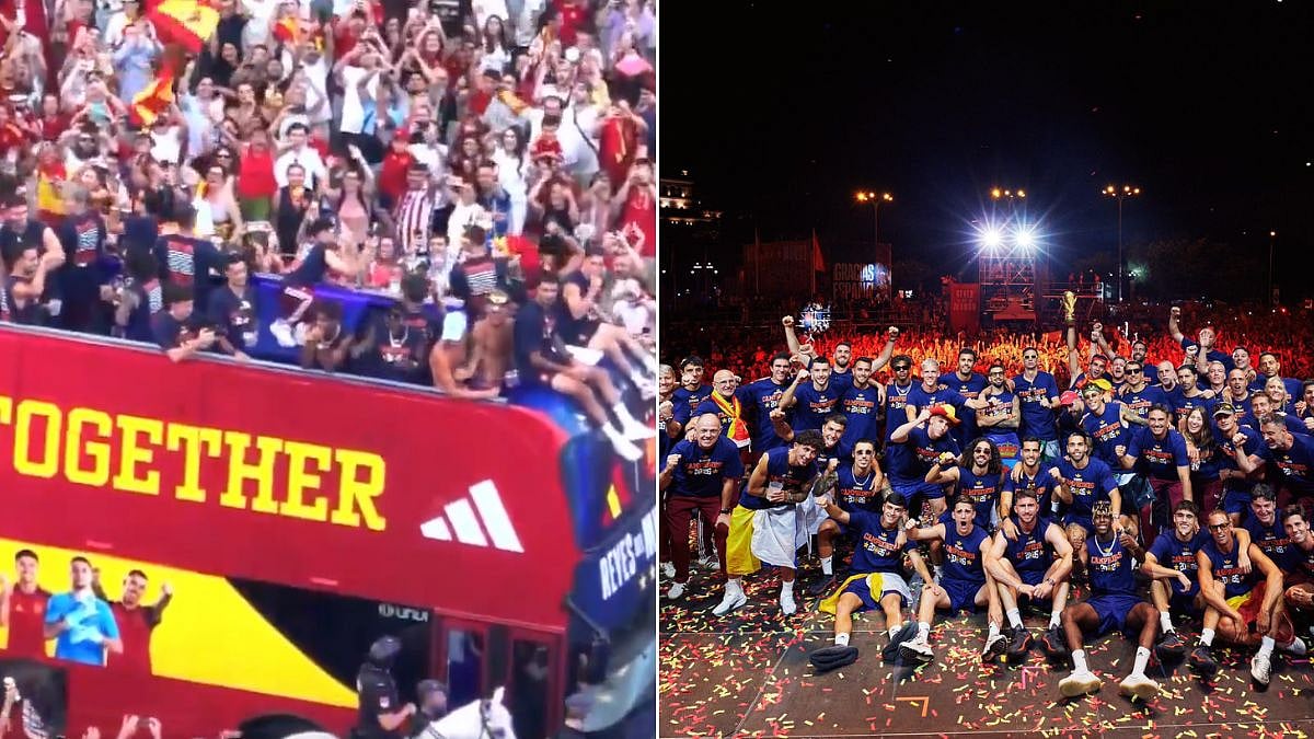 Spain's World Cup Celebrations Goes Wild As Thousands Line Up In Madrid For Victory Parade | VIDEO