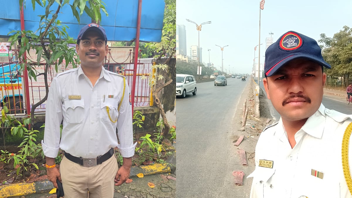 Navi Mumbai Traffic Cops Save Unconscious Motorist's Life By Performing CPR After Flyover Crash