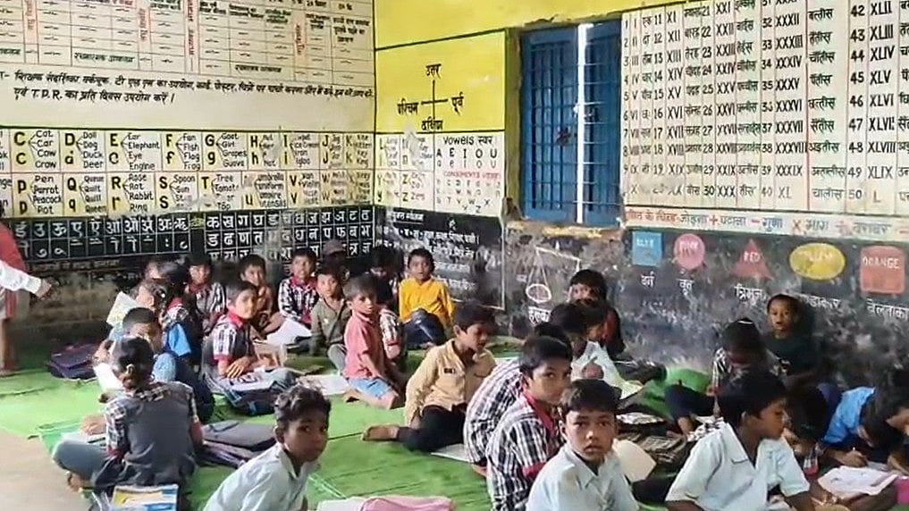 School Among Food Sacks: MP's Dindori Students Forced To Study In Ration Shop