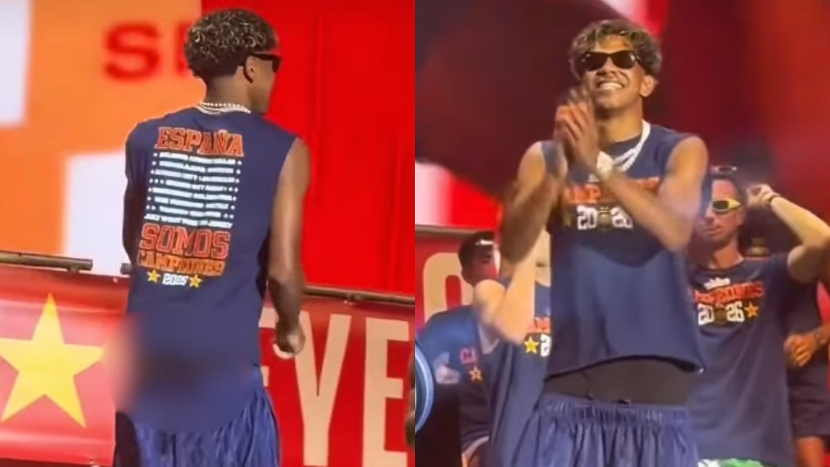 Lamine Yamal's Falling Pants In Viral Victory Parade Dance Is Low-Waist Trend Or A Wardrobe Slip; Explained