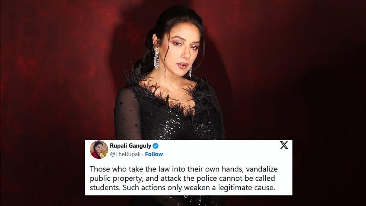 'Those Who Attack Police Cannot Be Called Students': Anupamaa Actress Rupali Ganguly Reacts To NEET Paper Leak Protest