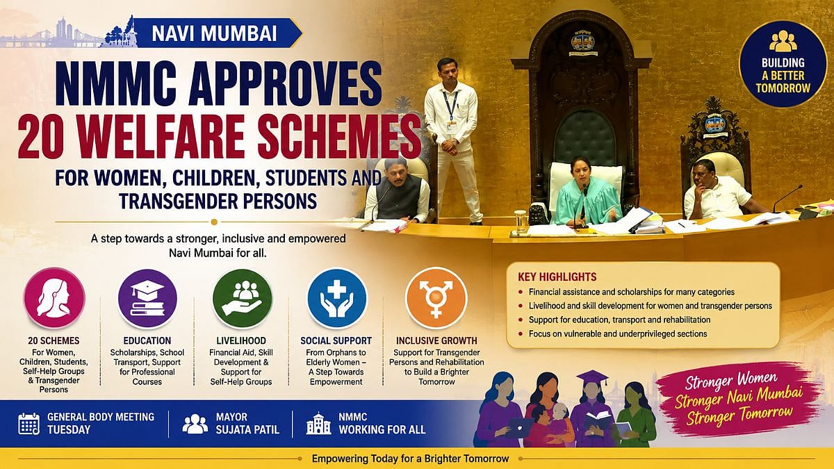 Navi Mumbai: NMMC Approves 20 Welfare Schemes For Women, Children, Students And Transgender Persons