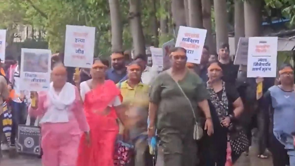 MNS Stages Protest At Mumbai's Azad Maidan Against BMC's Report Over 11-Year-Old Kid's Death In Chembur Bus Accident - VIDEO