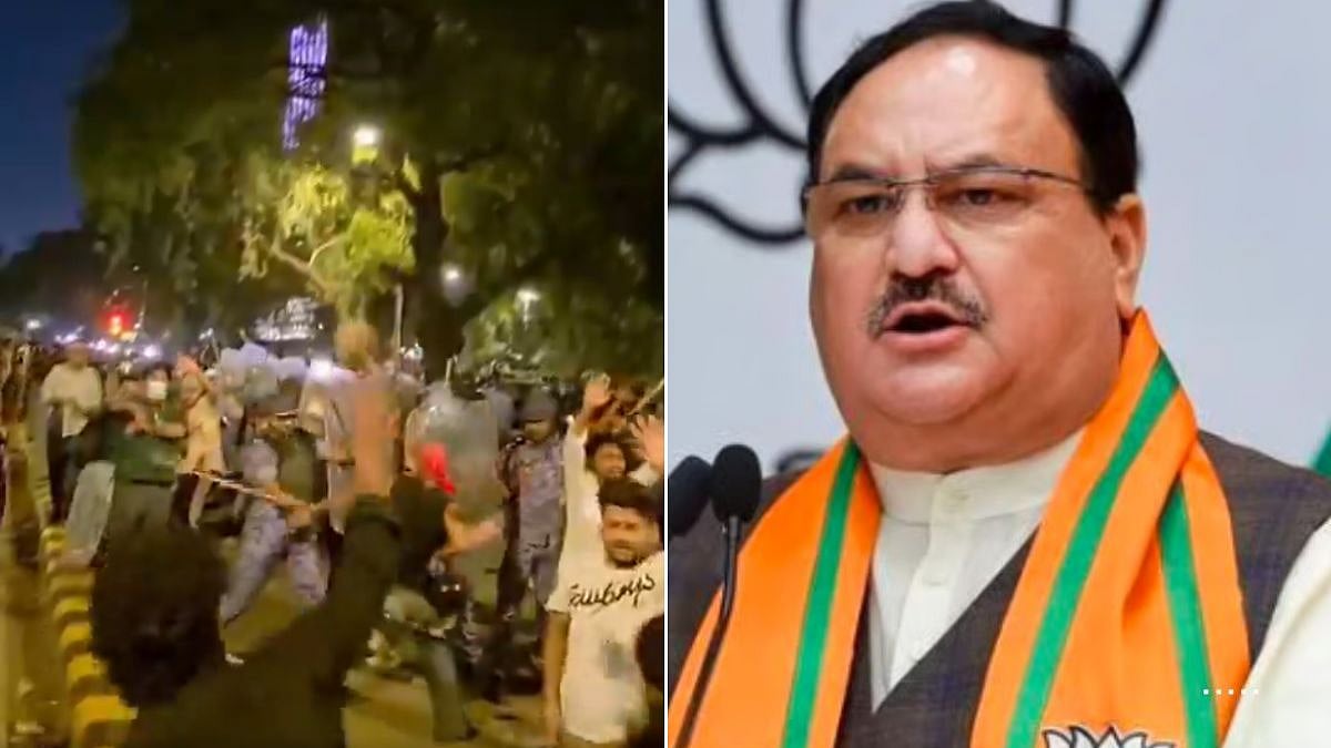 JP Nadda Backs Paper Leak Debate; Several Cops Injured In Fresh Violence Near Jantar Mantar