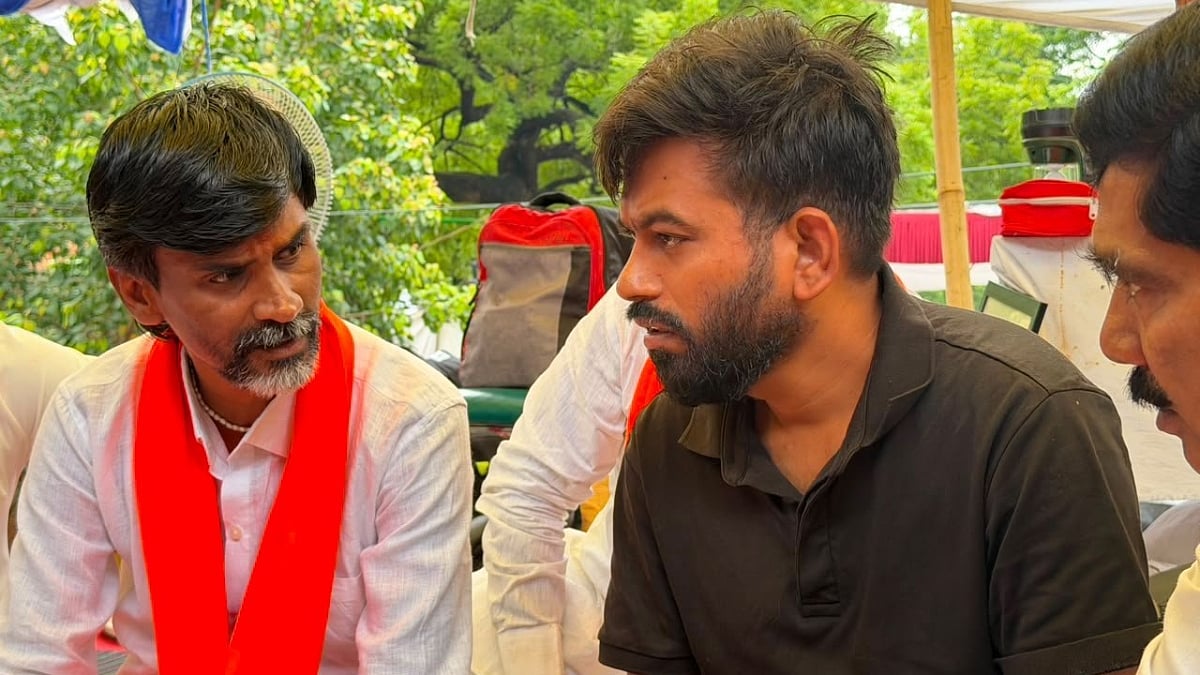 'Maratha Brothers Will Come To Delhi If Needed': Manoj Jarange-Patil Visits Jantar Mantar Amid CJP Protest; Assures Support After Meeting Abhijeet Dipke