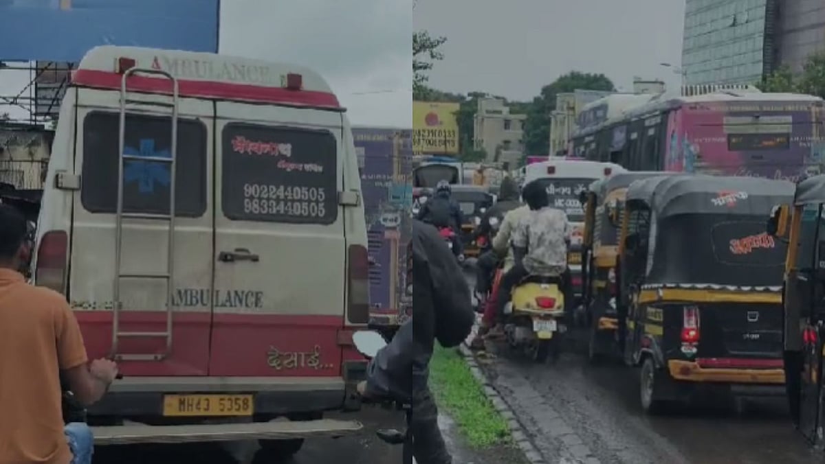 VIDEO: Heavy Rain Brings Pune Traffic To A Crawl; Ambulances Stuck In Ramtekadi-Fatima Nagar Gridlock