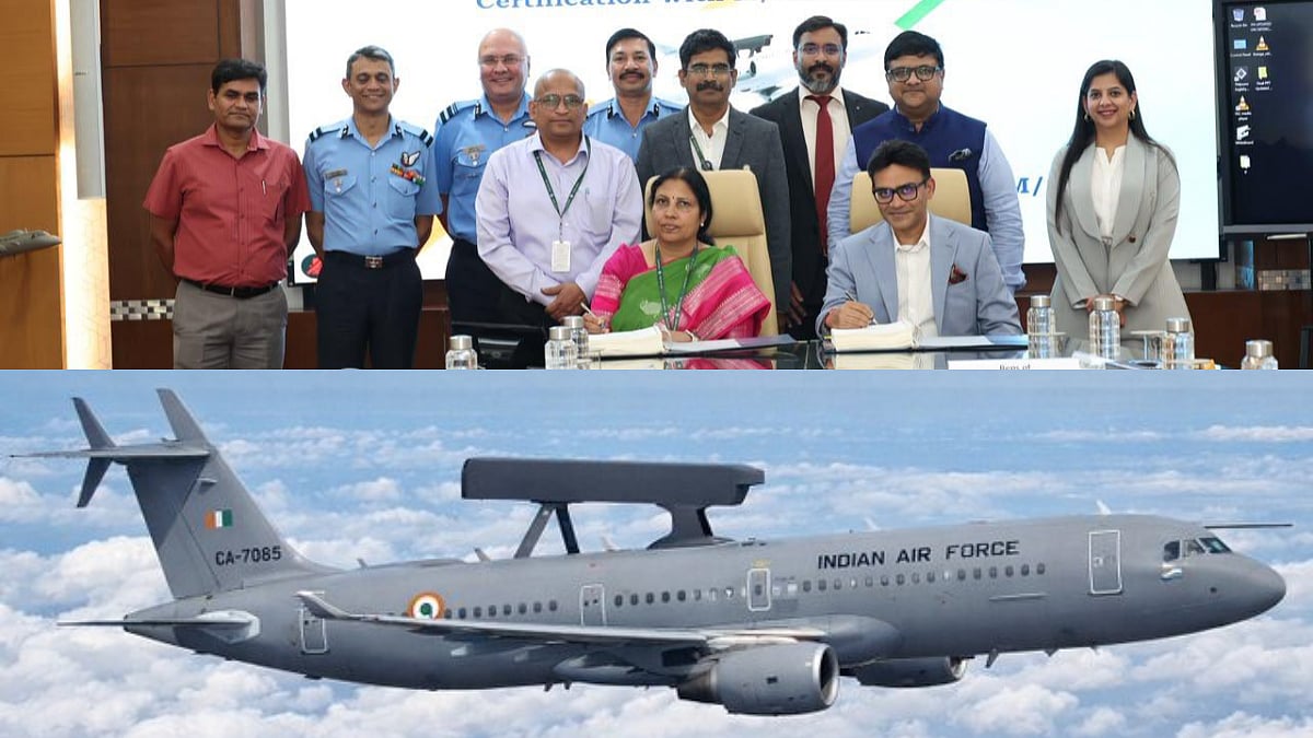 Adani Defence Becomes 1st Private Firm To Develop IAF's Advanced AEW&C Platform With DRDO