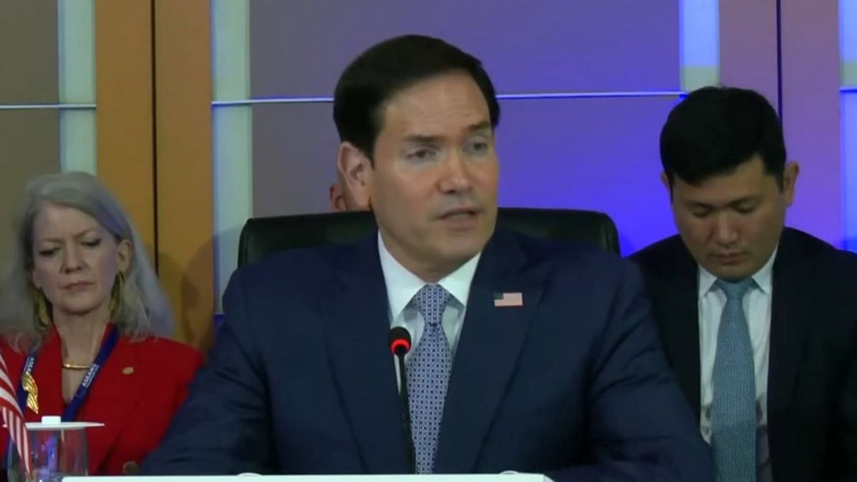 Marco Rubio Warns Iran's Strait Of Hormuz Toll Demand Could Threaten Global Stability, Reassures ASEAN Of US Support | VIDEO