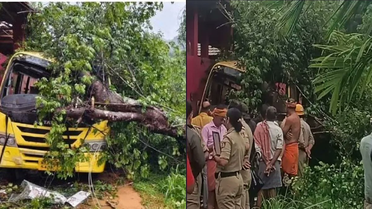Karnataka Tragedy: Child Dies, 2 Injured After Tree Falls On School Bus; Parameshwara Expresses Condolences