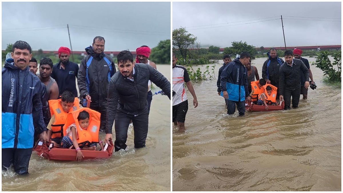 Nashik: 16 People, Dog Rescued From Floodwaters In Daring Igatpuri Operation
