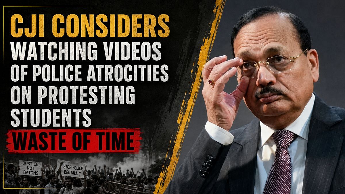 CJI Considers Watching Videos Of Police Atrocities On Protesting Students Waste Of Time