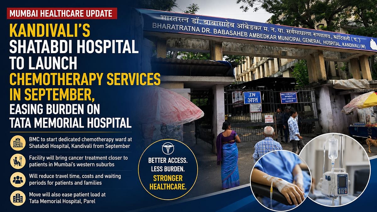 Mumbai Healthcare Update: Kandivali's Shatabdi Hospital To Launch Chemotherapy Services In Sept, Easing Burden On Tata Memorial Hospital