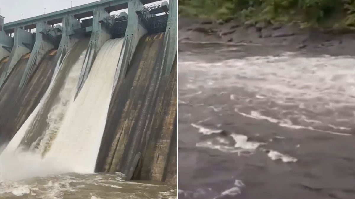 Mumbai Water Supply Gets Major Boost As Modak Sagar Overflows; Seven-Lake Water Stock Nears 70% Capacity | Video
