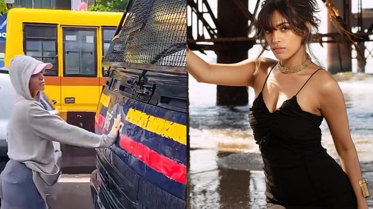 Who Is Rhiya Ahir? Meet The 27-Year-Old Model Who Stood Alone In Front Of A Police Van During Mumbai's Student Protest; Internet Salutes Her Courage | WATCH
