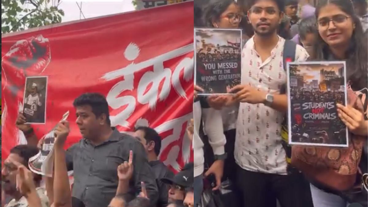 Mumbai: Students, MNS Workers Take To Streets In Thane To Protest Alleged NEET Paper Leak, Demand Dharmendra Pradhan's Resignation – VIDEO