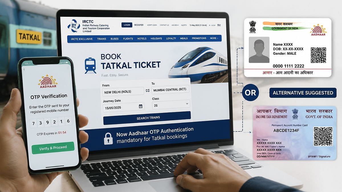 Kerala HC Upholds Aadhaar OTP Rule For Online Tatkal Bookings, Suggests PAN Authentication Alternative