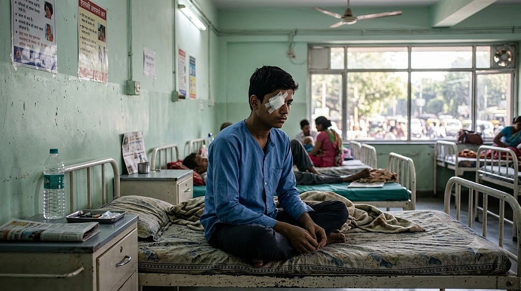 Can Pellet Gun Injuries Cause Permanent Blindness? 19-Year-Old Delhi Student Protester Battles Vision Loss After Alleged Police Action