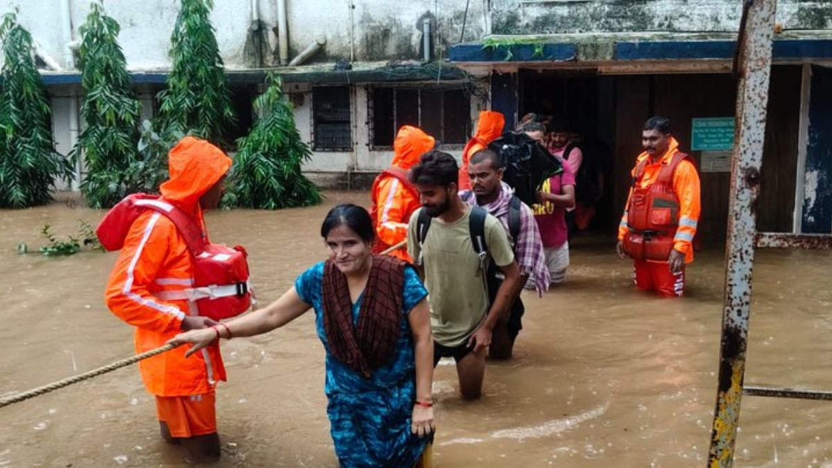 Palghar Floods: Villagers Stranded On Surya River Island Rescued After 24-Hour Ordeal
