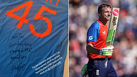 Jos Buttler shares signed Team India jersey gift from Rohit Sharma