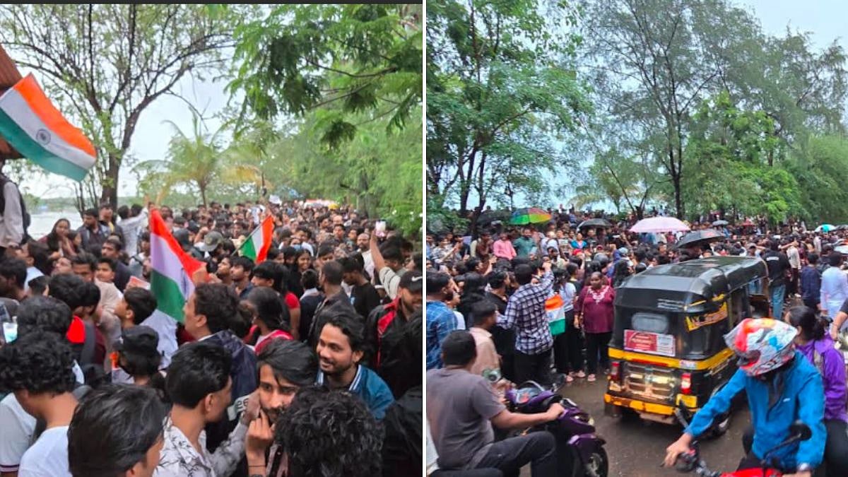Nearly 1,000 Join Student-Led March At Vashi Mini Seashore To Pay Tribute To 21 Students Over NEET Paper Leak