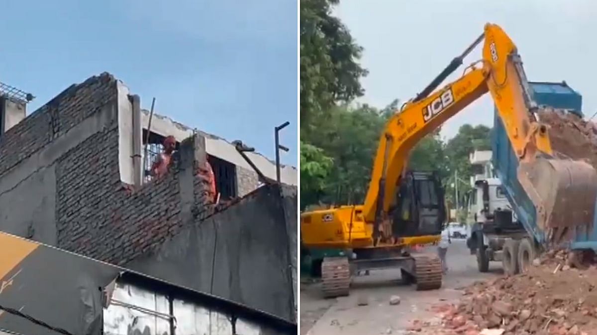 LDA Demolishes Illegal Four-Storey Aliganj Building Where Coaching Centre Fire Killed 15 People In Lucknow